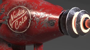 Nuka Cola Gun Fan Art by Alessio Albanesi - Videogames Design & Production - iMasterArt